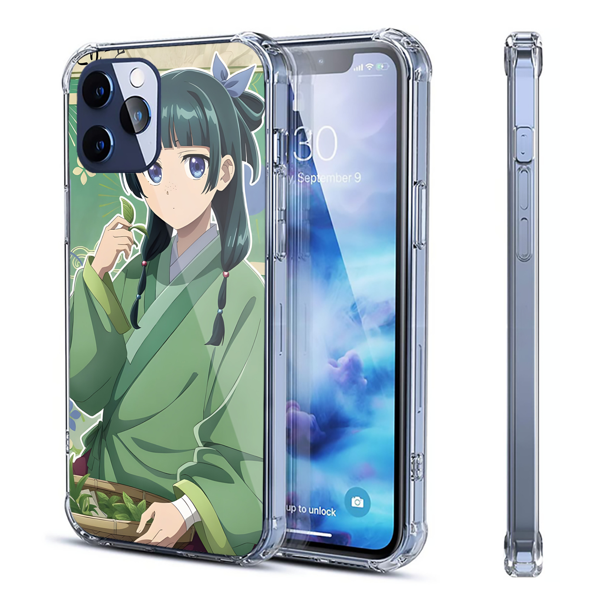 （画像用） 薬屋のひとりごと The Apothecary Diaries 【iPhone 12シリーズ対応】透明スマホケース（クリアソフトケース）